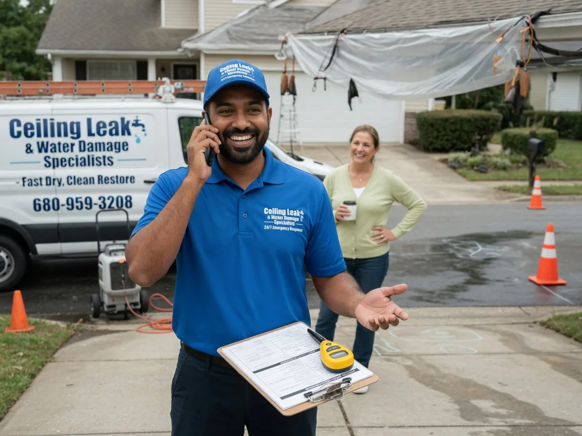 Ceiling Leak Cleanup Cactus, TX FAQs